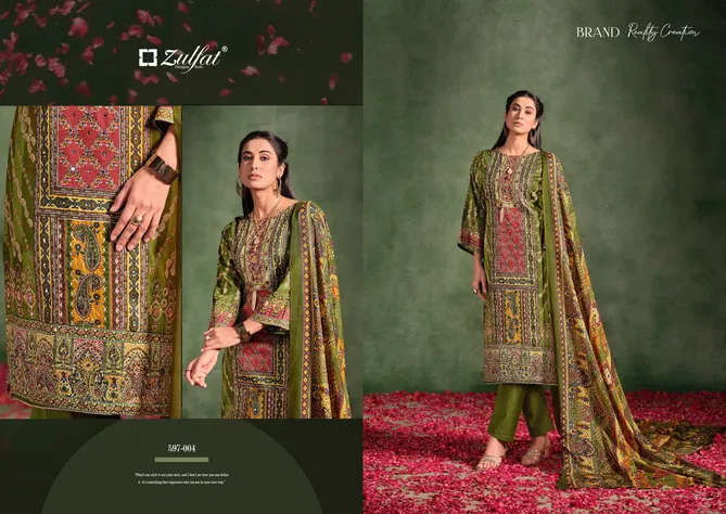 Raabta Vol 2 By Zulfat Jam Cotton Dress Material Wholesale Shop In Surat