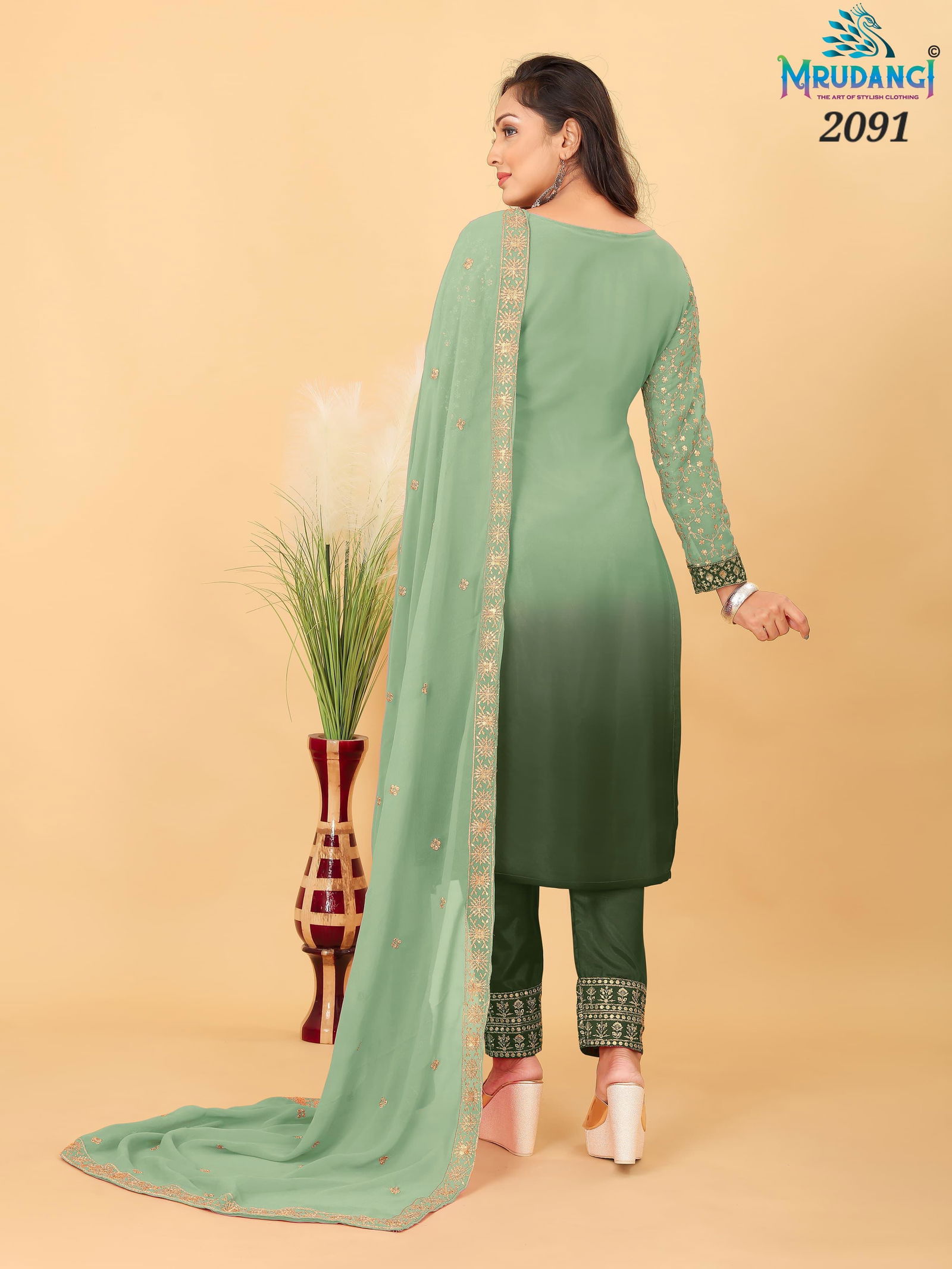 Misri By Mrudangi Kurtis With Bottom Dupatta Orders In India