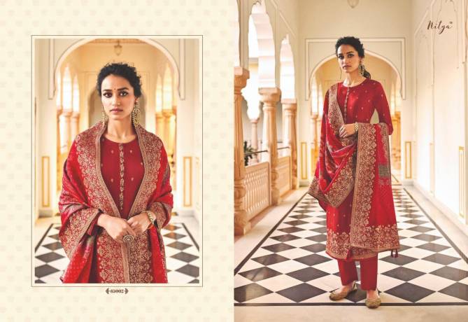 LT FABRICS NITYA VOL-165 Latest Fancy Festive Wear Dola Jacquard With Hand Work Heavy Salwar Suit Collection 