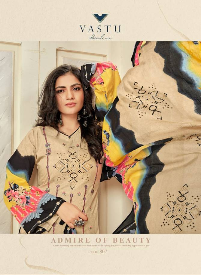 Vastu Samrina Lawn Latest Casual Wear Printed Cotton Dress Material Collection