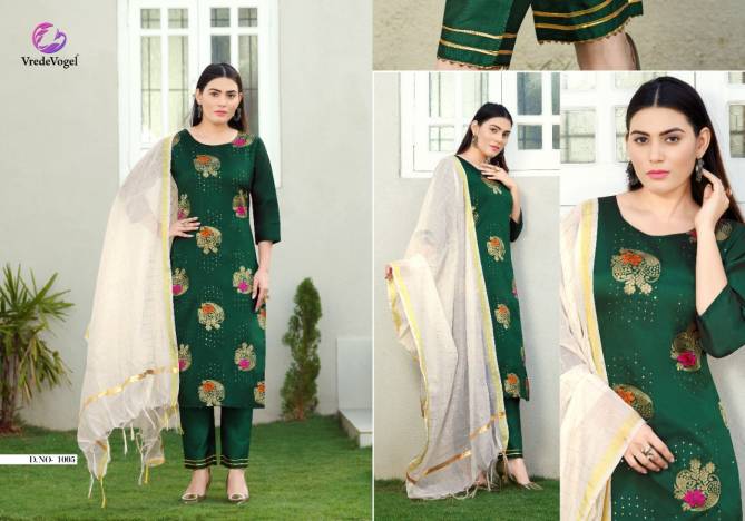 Vredevogel Reewa Fancy Designer Festive Wear Silk Latest Ready Made Collection