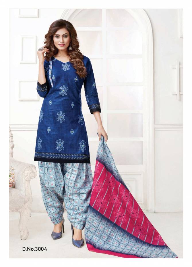 Shrinath Creation Patiyala Special 3 Casual Wear Cotton Designer Dress Material Collection
