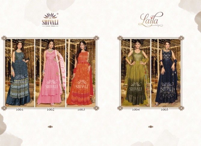 Shivali Laila Fancy Graceful Look Indo Western Readymade Suit Catalog