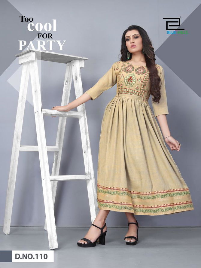 VEE FAB SHIVI Fancy Designer Ethnic Wear Heavy Rayon Two Tone Anarkali Kurtis Collection