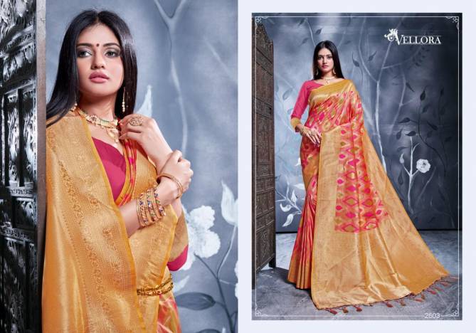 Vellora Vol -16 Launch Of Latest Designer Rich Look Pallu Banarasi Silk Saree Collection 