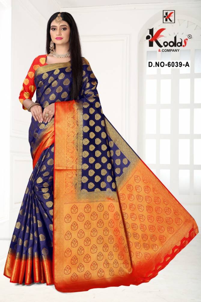 Myra-6039 Fancy Festive Wear Banglory Silk Latest Saree Collection
