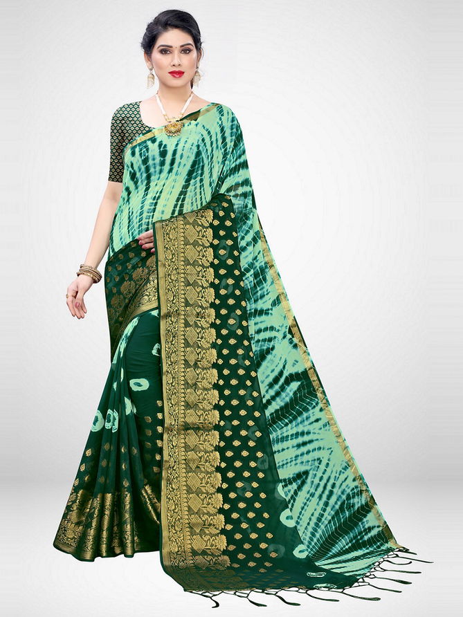 Amber Latest Designer Casual Wear Georgette Saree Collection 