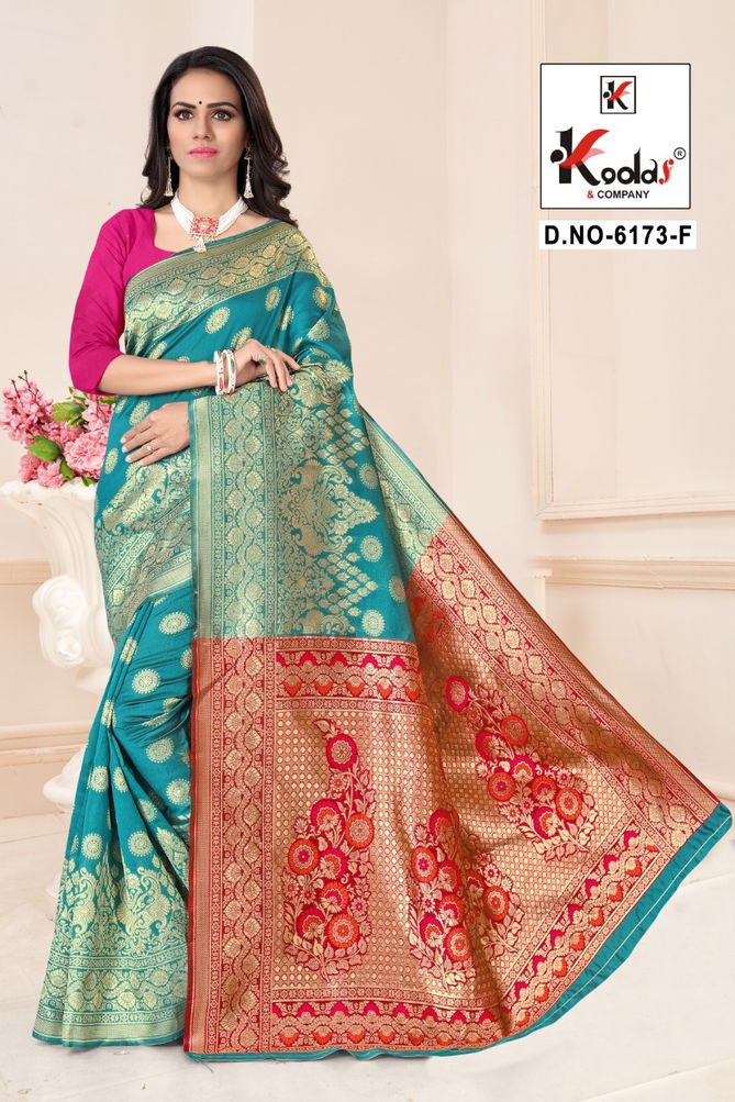 Atrangi 6173 Designer Festive Wear Silk Fancy Saree Collection
