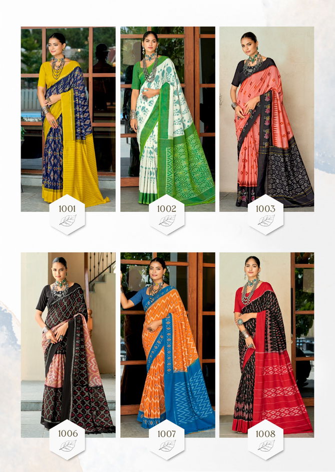 Barkha Plus By Sr Mul Mul Cotton Printed Daily Wear Saree Wholesalers In India