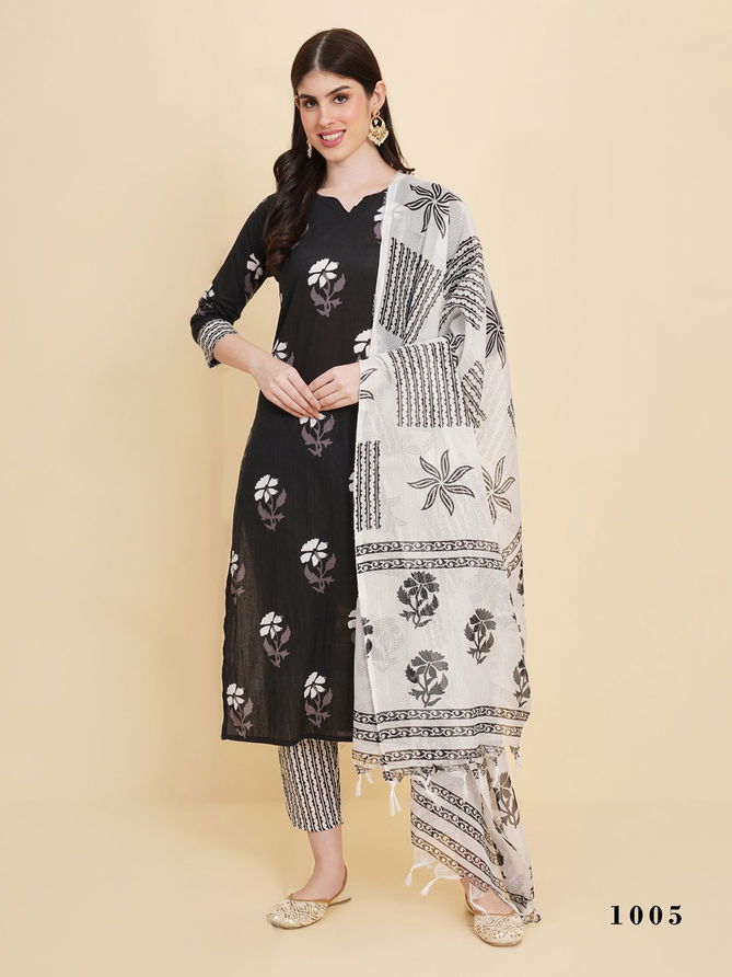 Tanisha Vol 1 By Stylishta Cotton Printed Kurti With Bottom Dupatta Wholesale Market In Surat