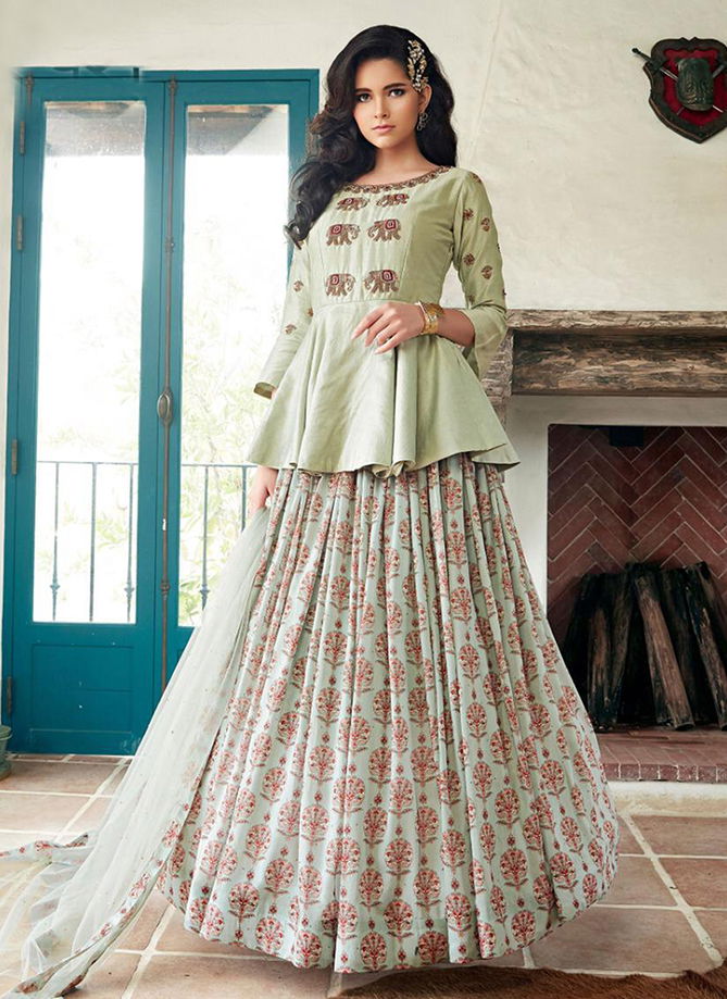 Parampara Gowns Vol-2  Heavy Faux Georgette Designer Gown With Heavy Look and Beautifull Embroidered Gown Collections