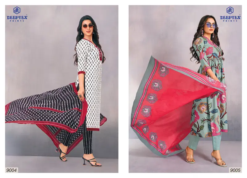 Deeptex Miss India Vol 90 Printed Cotton Dress Material Exporters In India