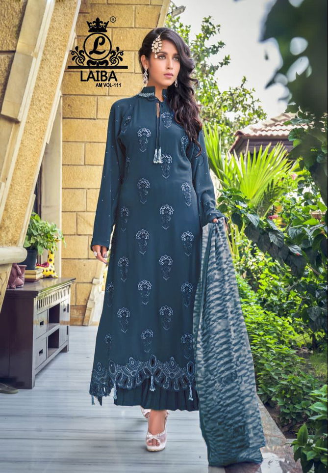 Laiba The Designer Studio Am 111 Heavy Designer Wedding Wear Ready Made Collection