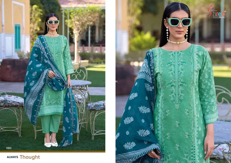 Shree Bin Saeed Lawn Collection Vol 18 Pakistani Salwar Kameez