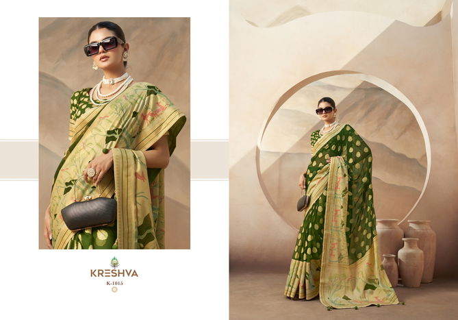 Ahiliya By Kreshva Banarasi Pv Georgette Party Wear Saree Online Wholesale