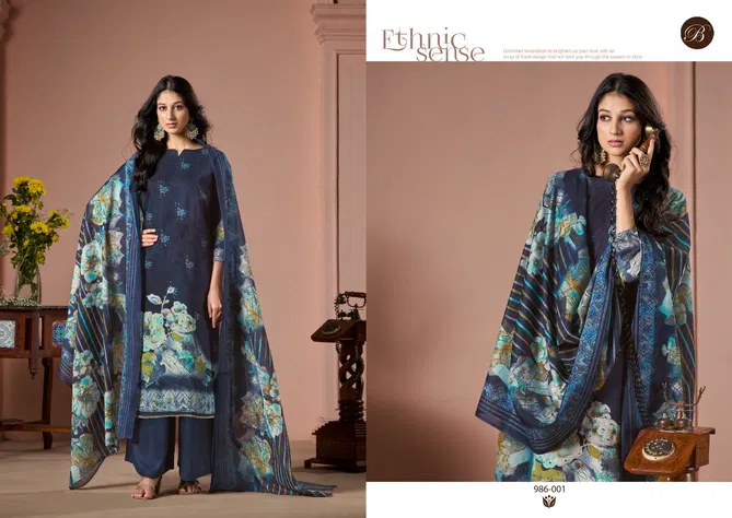 Sabaa By Belliza Viscose Rayon Digital Printed Dress Material Orders In India