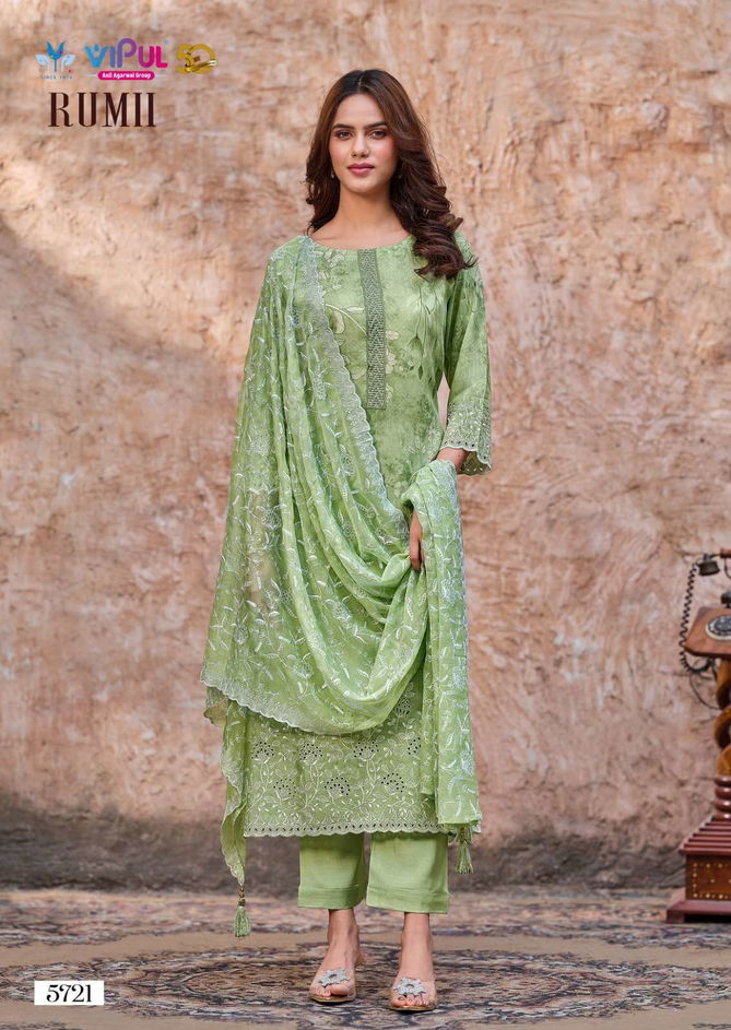 Rumii By Vipul Muslin Embroidery Salwar Kameez Suppliers In India