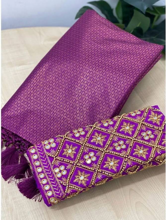 LC 85 By Laabh Kubera Pattu Silk Wedding Wear Sarees Wholesale Price In Surat