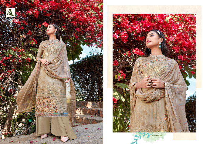 Alok Gujariaa Fancy Cotton Casual Wear Pure Zam Cotton Digital Print with Swarovski Diamond  Dress Material Collection
