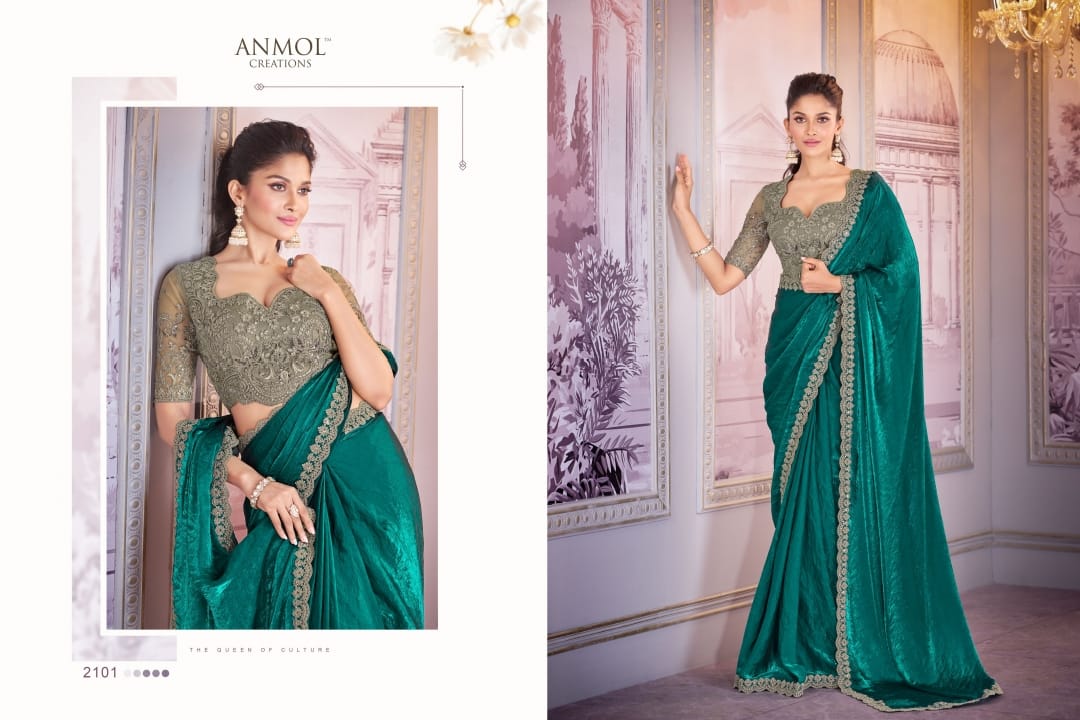 Kaina Vol 2 By Anmol Embroidery Saree Suppliers In India