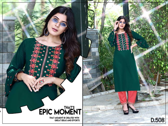 Trisha Ethnic Wear Latest Fancy Kurti With Bottom Collection
