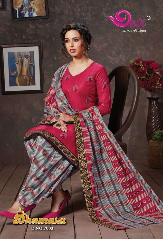 Devi Dhamaka 7 Latest Fancy Designer Regular Casual Wear Printed Pure Cotton Collection
