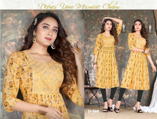 Beauty Queen Smarty 2 Casual Daily Wear Rayon Printed Designer Kurti Collection