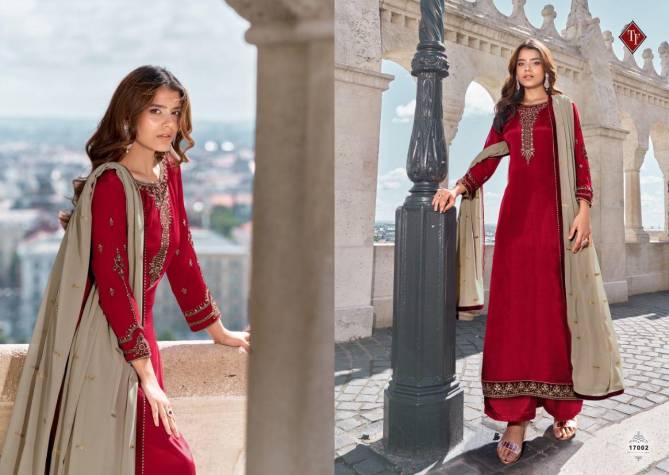 Tanishk Royal Silk 12 Pure French Designer Fancy Festive Wear Dress Material Collection
