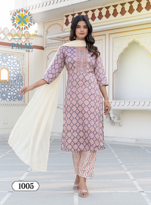 Palak Vol 2 By Passion Tree Capsule Printed Kurti With Bottom Dupatta Exporters In India