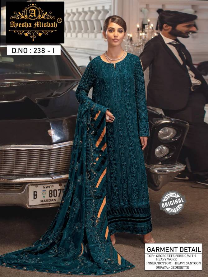 AM 238 Georgette Pakistani Suits Catalog