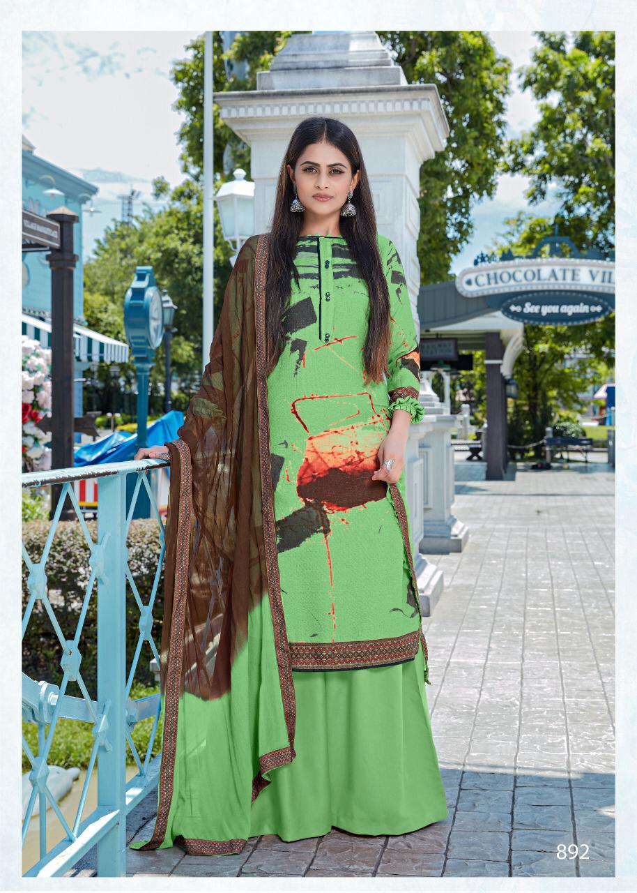 BIPSON SIGNATURE Latest fancy Designer Casual Wear Woollen Pashmina Lurex Digital Print Salwar Suit Collection