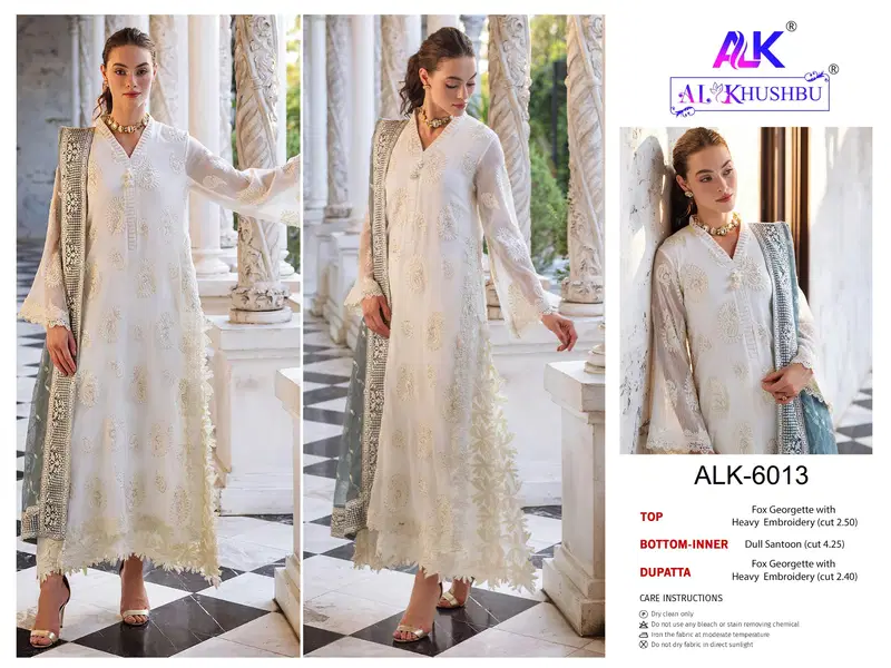 Afifa Vol 4 By Al Khushbu Georgette Pakistani Suits Suppliers In India