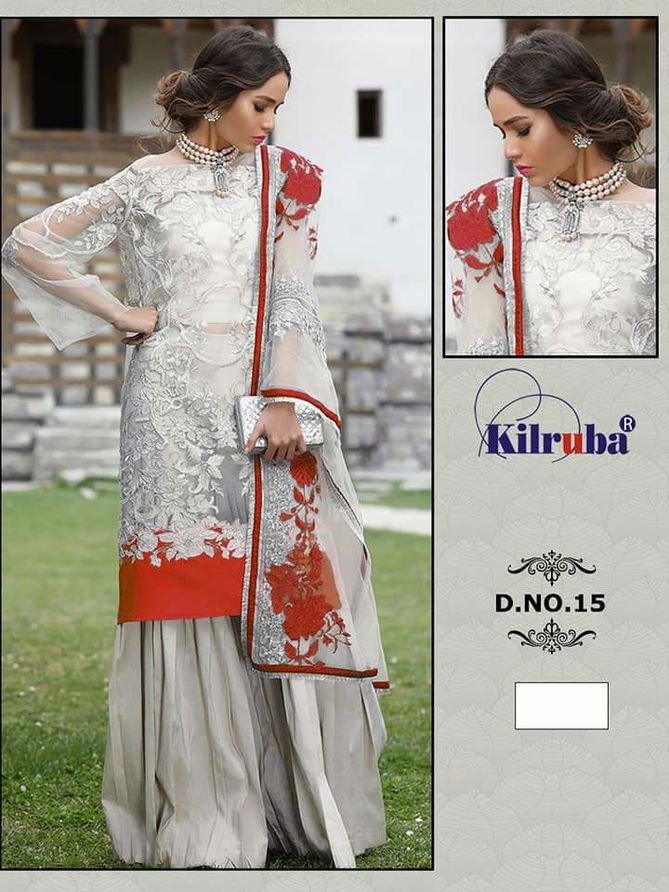 Kilruba Hit Latest Heavy Worked Colours Heavy Worked Net Festive Wear Designer Salwar Suit Collection 