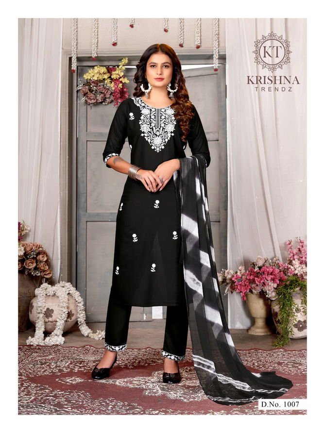 Five Star Vol 1 By Krishna Rayon Kurti With Bottom Dupatta Exporters In India