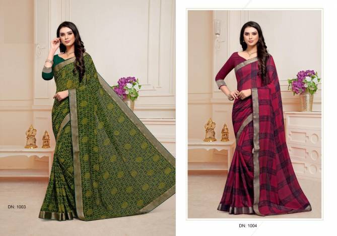 Mintorsi Designer Bridal Georgette with Banarsi lace and blouse with Manipuri silk Sarees Collection