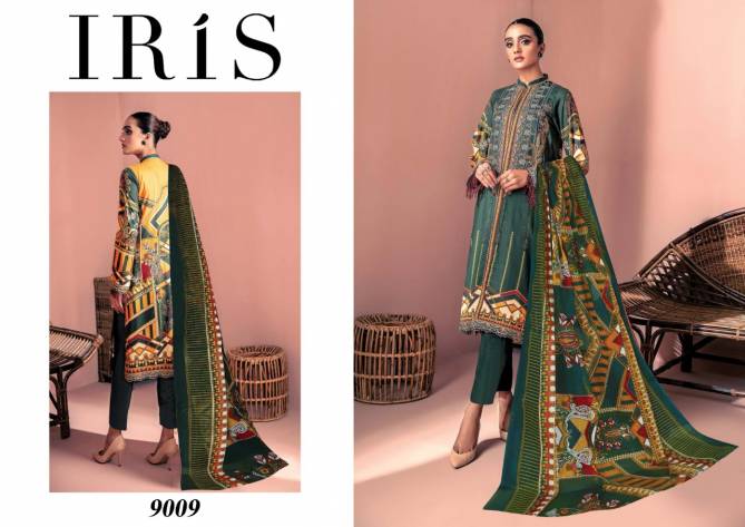 Iris 9 Latest Fancy Designer Casual Wear Cotton Karachi Dress Materials Collection
