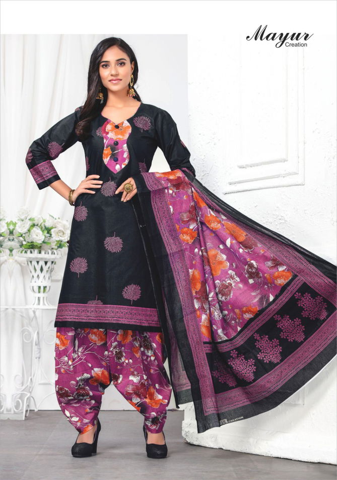 Latest Design Printed Pattern Cotton Dress Material Collection