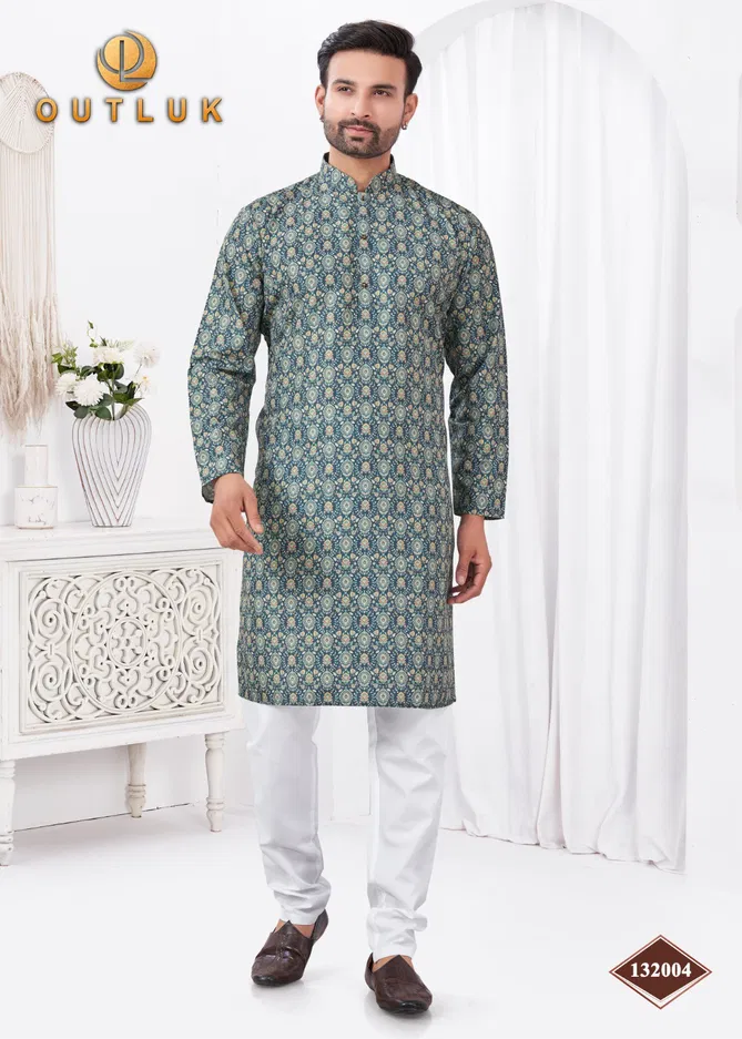 Outluk Wedding Collection Vol 132 Rayon Cotton Mens Kurta Pajama Manufacturers