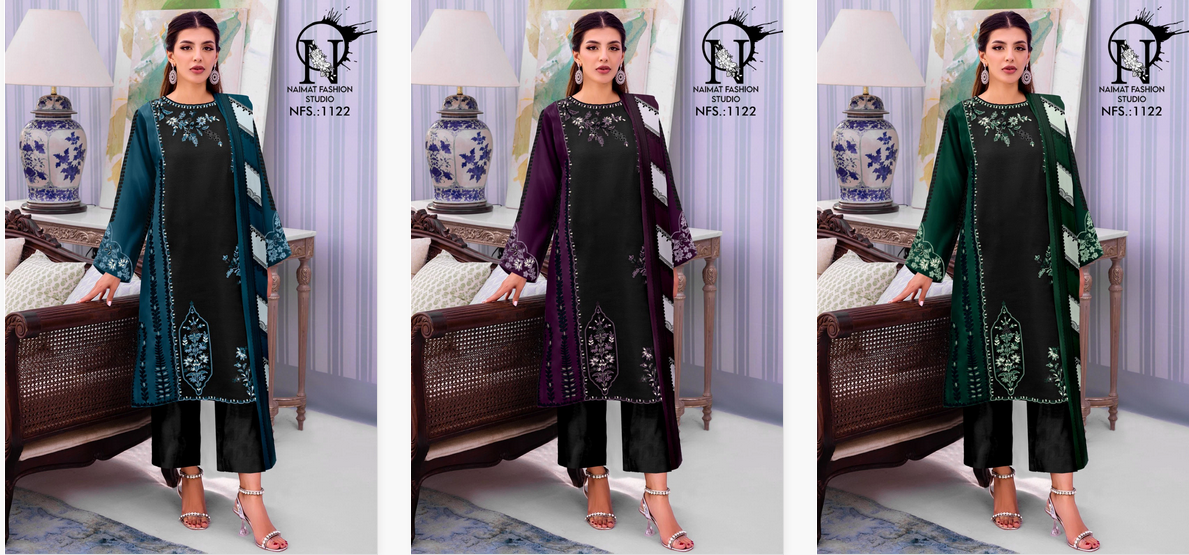 Naimat Fashion Studio 1122 Pakistani Readymade Suit Collection