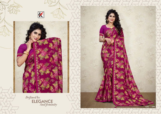 Nalika 51 Rennial Printed Regular Wear Designer Saree Collection
