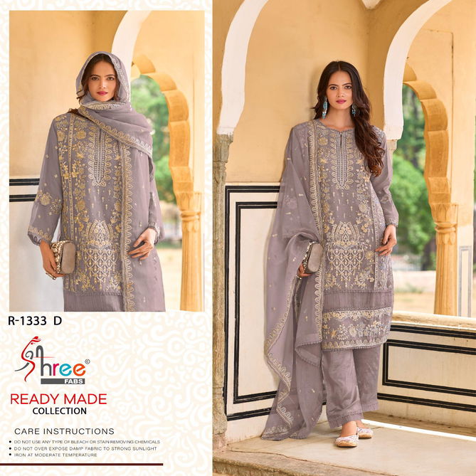 R 1333 By Shree Fabs Organza Wholesale Readymade Suits Suppliers In Mumbai