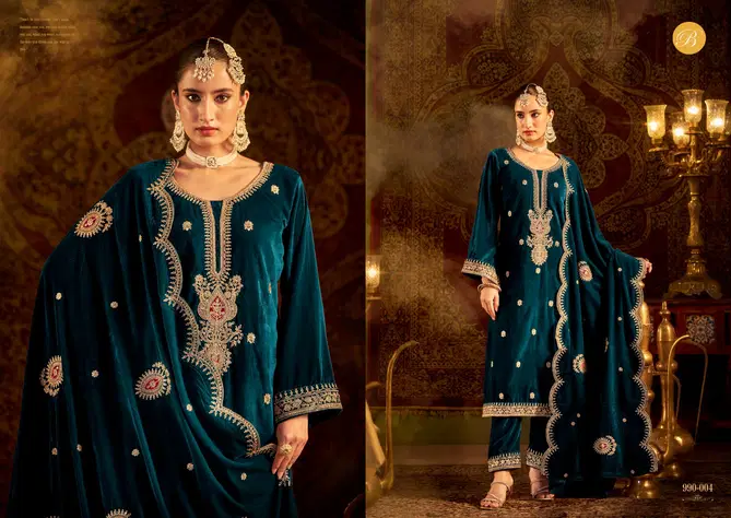 Velvet Ishq By Belliza Embroidery Salwar Kameez Exporters In India