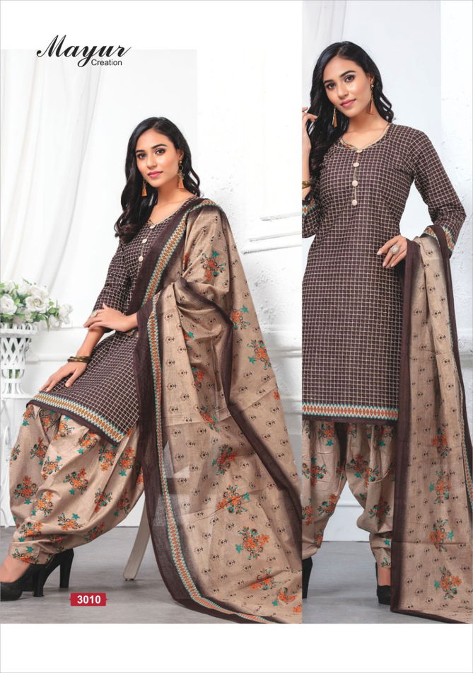 Latest Design Printed Pattern Cotton Dress Material Collection