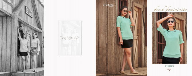 Syasii Summer Beauty Fancy Elegant Latest fancy Heavy Western Ladies Top Collection