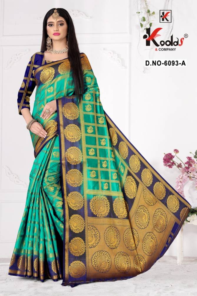 Myra 6093 Latest fancy Designer Festive Wear Banglory Silk Saree Collection
