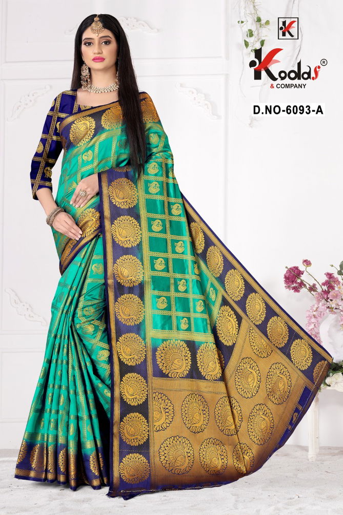 Myra 6093 Latest fancy Designer Festive Wear Banglory Silk Saree Collection
