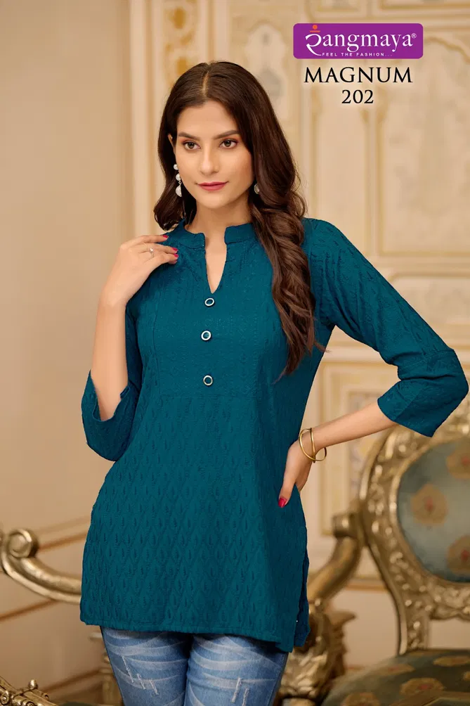 Magnum 2 By Rangmaya Tunic Ladies Top Suppliers In India