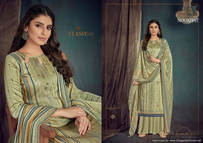 Alok Nooriyat Latest Designer Casual Wear Pure Jam Cotton Printed Dress Material Collection