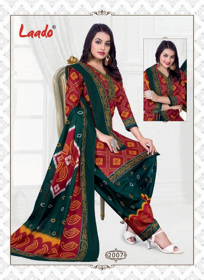 Laado Bandhni Special Vol 2 Latest Designer Pure Cotton Printed Dress Material Collection  