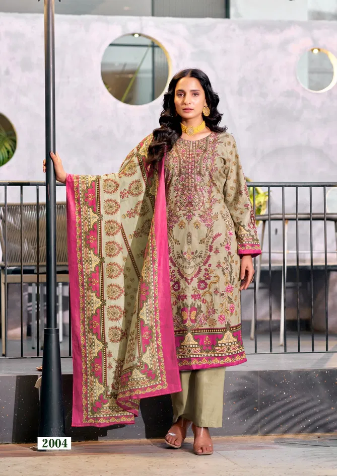 Nayra C By Yashika Cotton Printed Salwar Kameez Suppliers In India